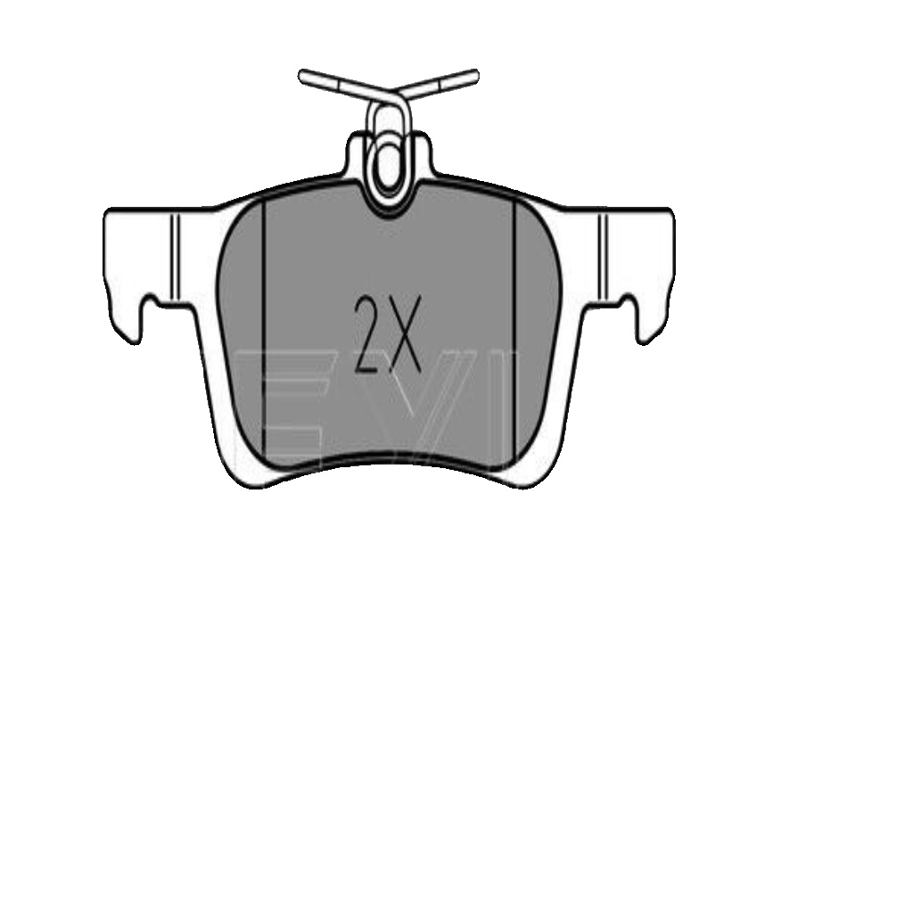 Rear MEYLE GERMANY 025 258 4116 Brake Pad Set, disc brake for PEUGEOT