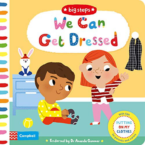 We Can Get Dressed Learning About Clothes by Campbell Books (Board book)