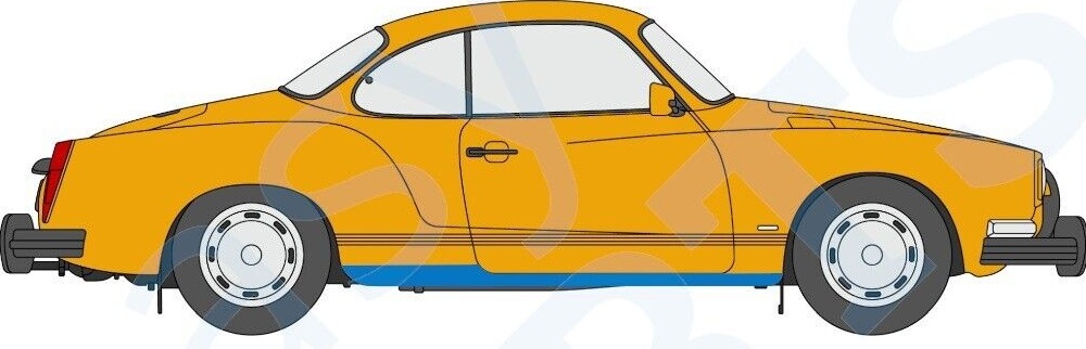 VOLKSWAGEN KARMANN GHIA 1955-1976 FULL SILL REPAIR PANEL ROCKER PANEL / LEFT