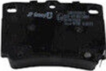 3963700610 JP GROUP Brake Pad Set, disc brake for MITSUBISHI,MITSUBISHI (BJC)