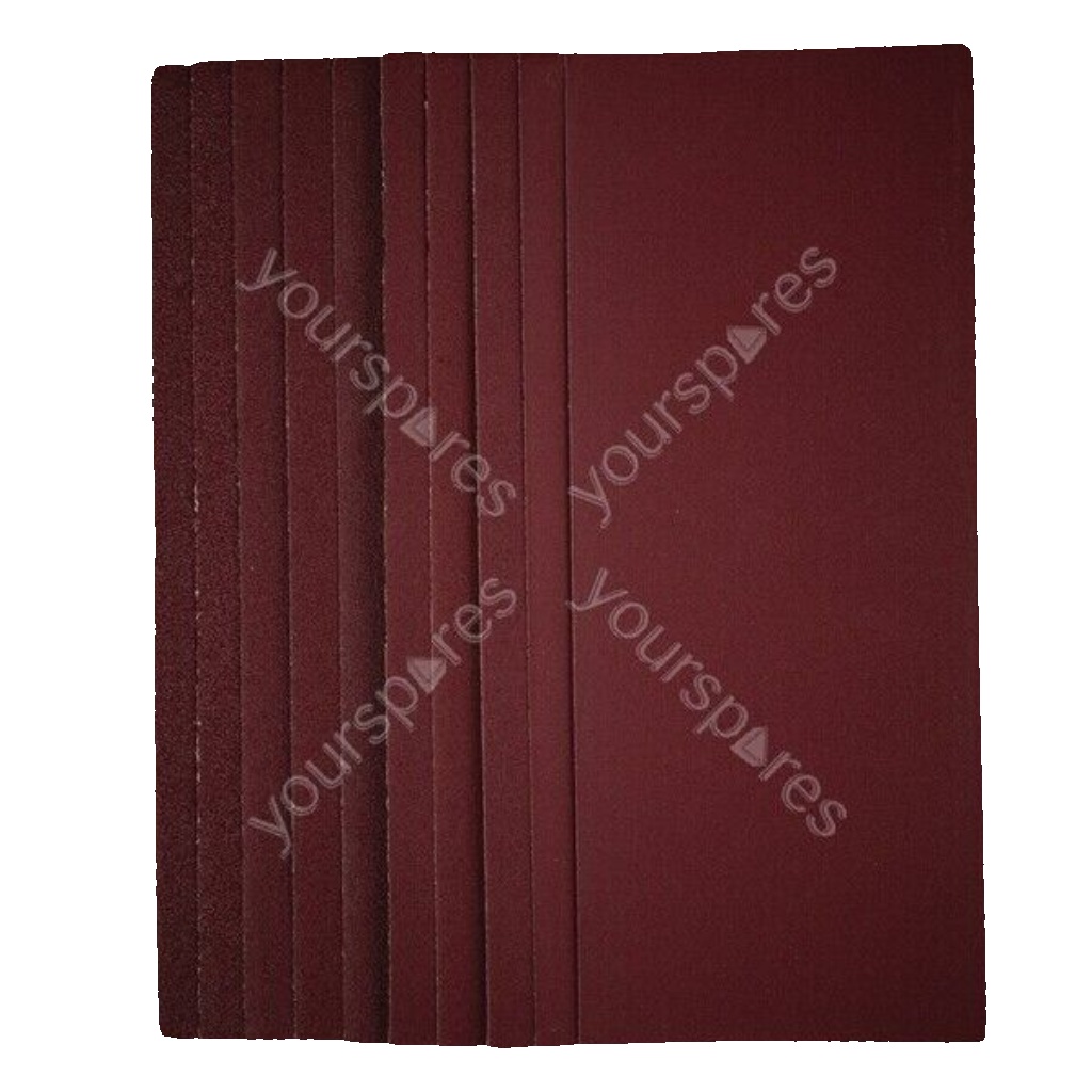 Draper Grain 1/2 Sanding Sheets, 115 X 280Mm, Assorted Grit (Pack Of 10) Size 10