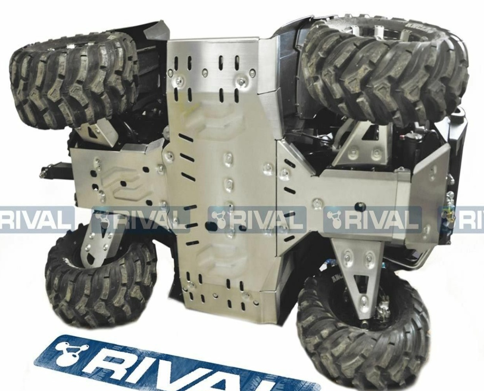 Rival Complete Skid Plate Kit - Aluminium CF MOTO CFORCE 800/820 For Motorcycle