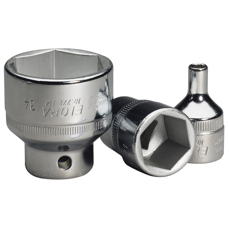 Draper 15308 Elora Hexagon Socket 1/2"" Sq Dr 19mm