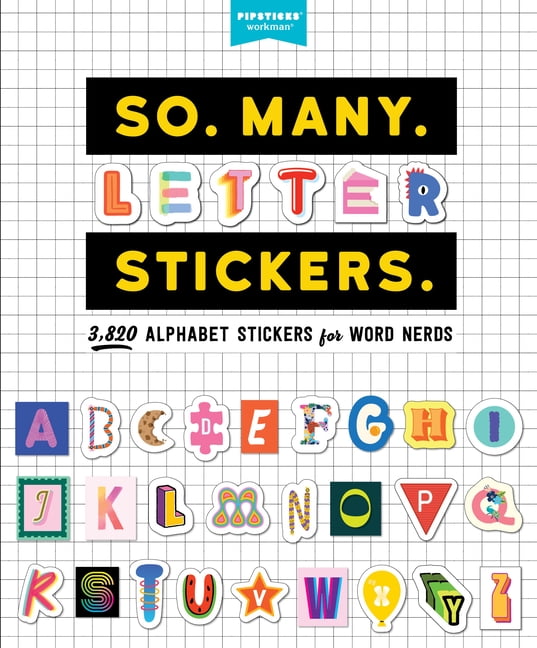 So. Many. Letter Stickers : 3,820 Alphabet Stickers for Word Nerds by ... - Image 6
