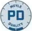 Rear MEYLE GERMANY 025 209 6115/PD Brake Pad Set, disc brake for PEUGEOT,SEAT,VW