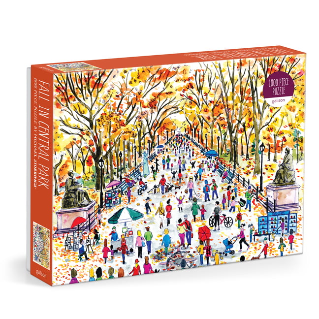 Michael Storrings Fall In Central Park 1000 Piece Puzzle Galison - Image 3