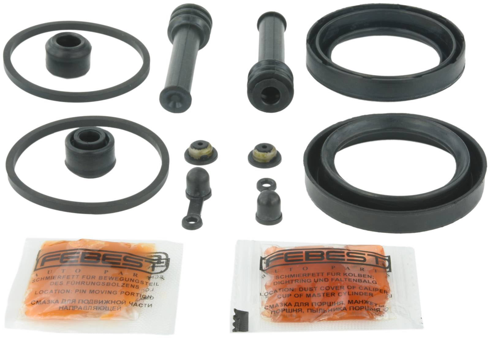 FEBEST 0275-P10F Repair Kit, brake caliper for NISSAN