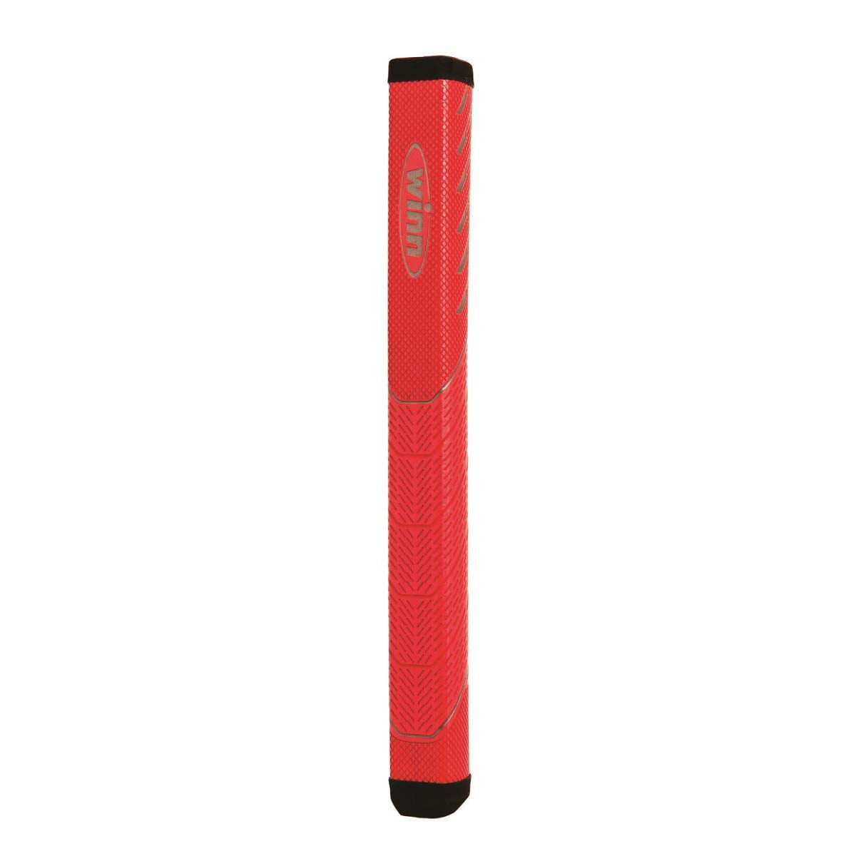 Winn NTP 1.10"" Non-Taper Midsize+ Pistol Putter Grip - Red + FREE Tape