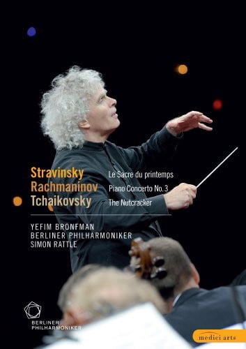 Rattle Conducts Tchaikovsky, Stravinsky And Rachmaninov (DVD, 2009)