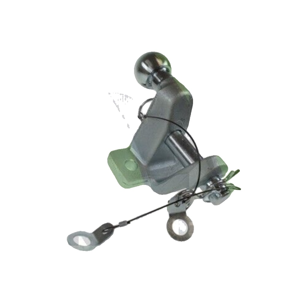 Black Ball Pin Jaw Coupling with BOLTS Combined Towball with Pin Hitch 3500kg
