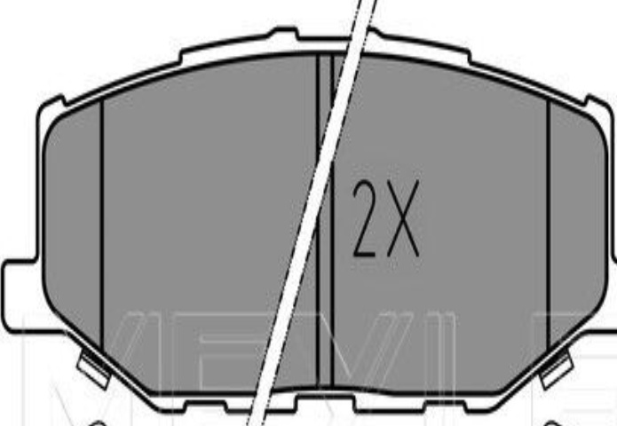 Original MEYLE Brake Pad Set Disc Brake 025 215 6816 For Suzuki