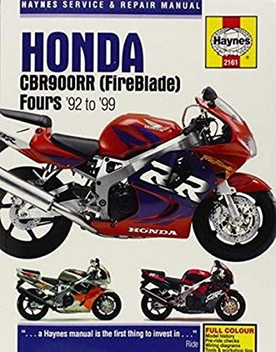 Honda CBR900RR FireBlade (92 – 99) Haynes Repair Manual Haynes Paperback