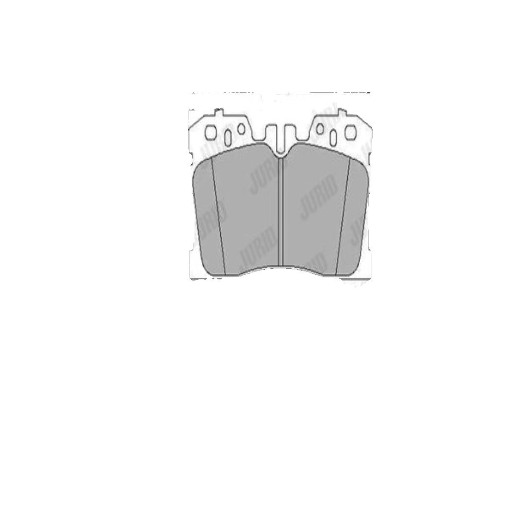 Front JURID 572569J Brake Pad Set, disc brake for LANDWIND (JMC),LEXUS,TOYOTA