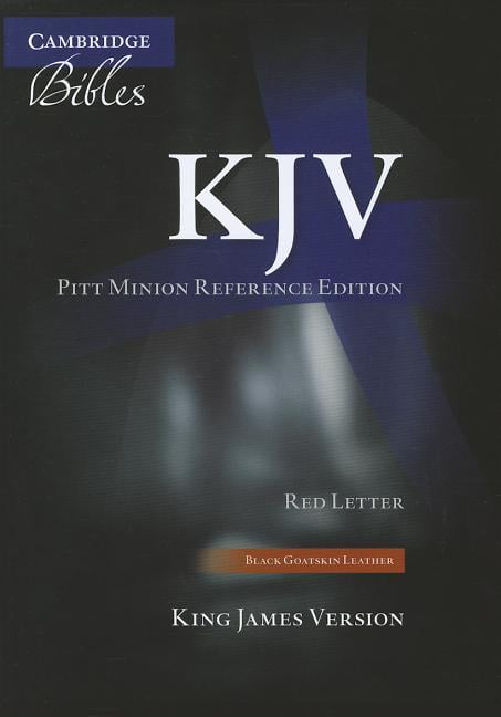 KJV Pitt Minion Reference Bible, Black Goatskin Leather, Red-letter Text, KJ… 2e - Image 5