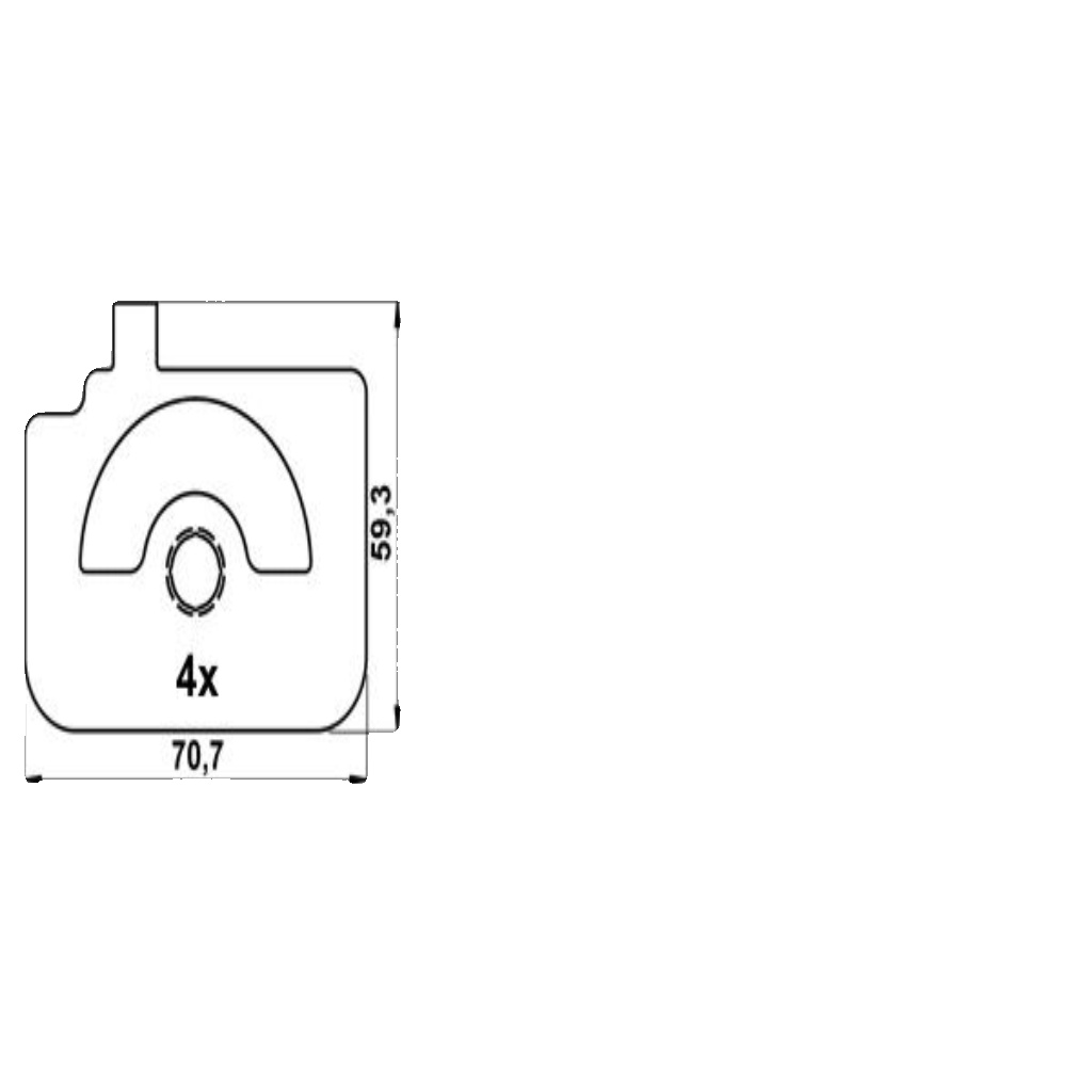 ATE 13.0470-4874.2 Brake Pad Set, disc brake for BMW