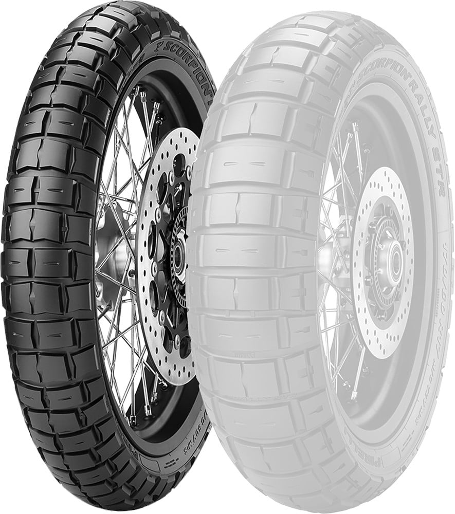 1 x 90/90/21 54V TL Front (A) Pirelli Scorpion Rally STR Motorbike Tyre 909021