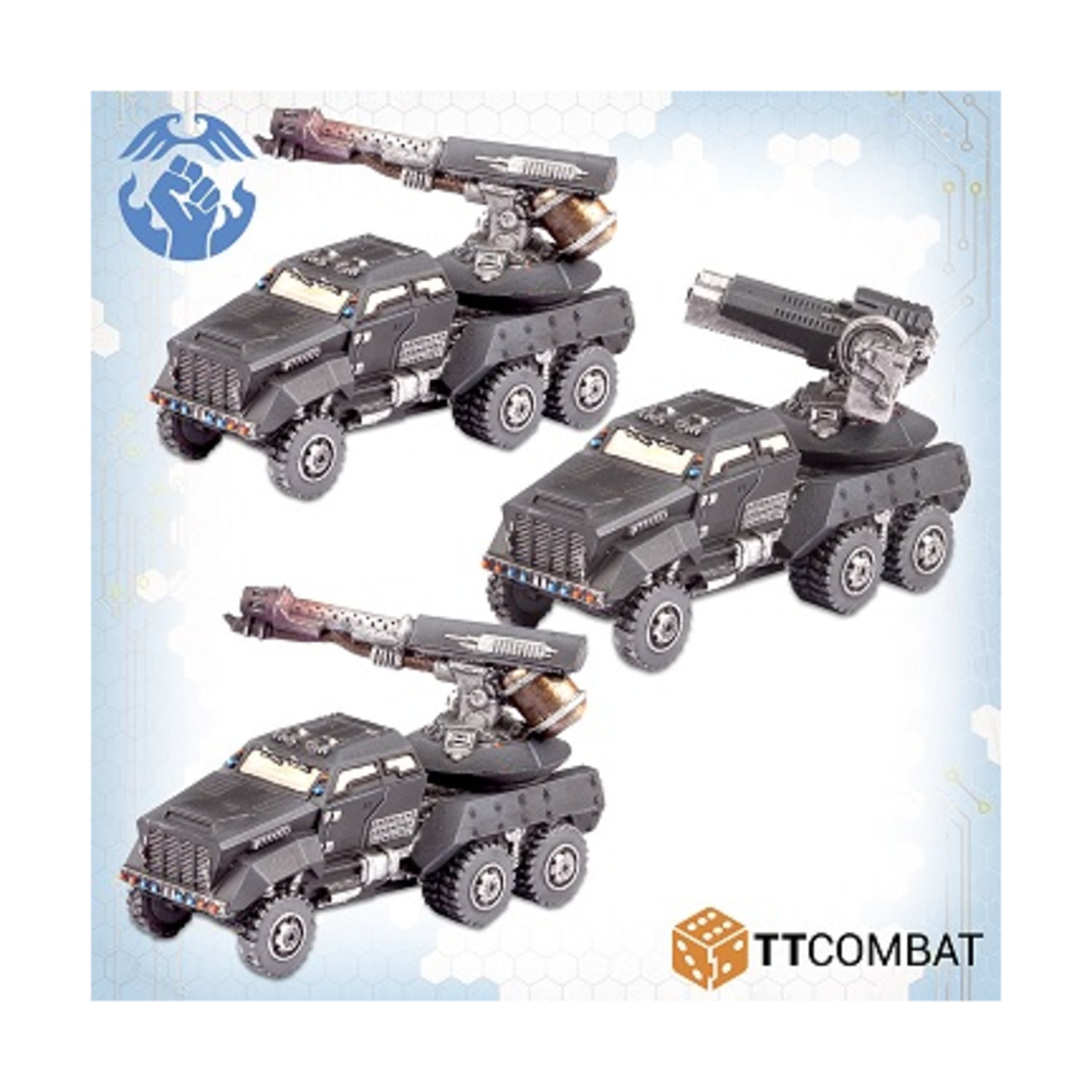 Dropzone Commander BNIB Kalium AA Gun Wagons