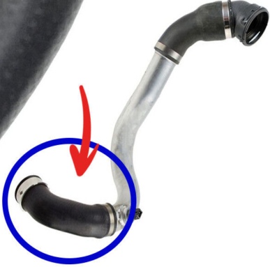 Turbo Air Intake Hose Left Lower For Bmw 3 Series E46 330 D Cd Xd 11617799398