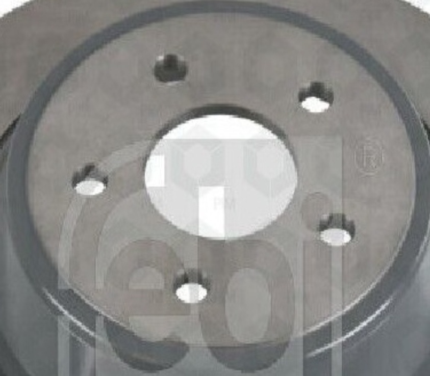 FEBI BILSTEIN 107729 Brake Disc Rear Coated 316mm Diameter Fits Ford Kuga Mondeo