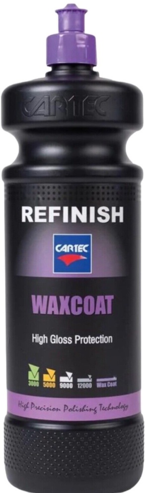 Cartec Waxcoat High Gloss Carnauba Compound Wax Protection Polish 1L