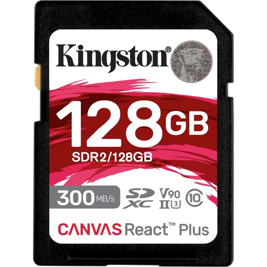 Kingston Technology Canvas React Plus 128 GB SD UHS-II Class 10