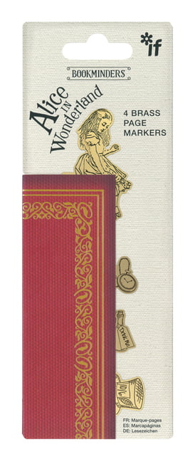 Book Minders Page Markers - Alice In Wonderland