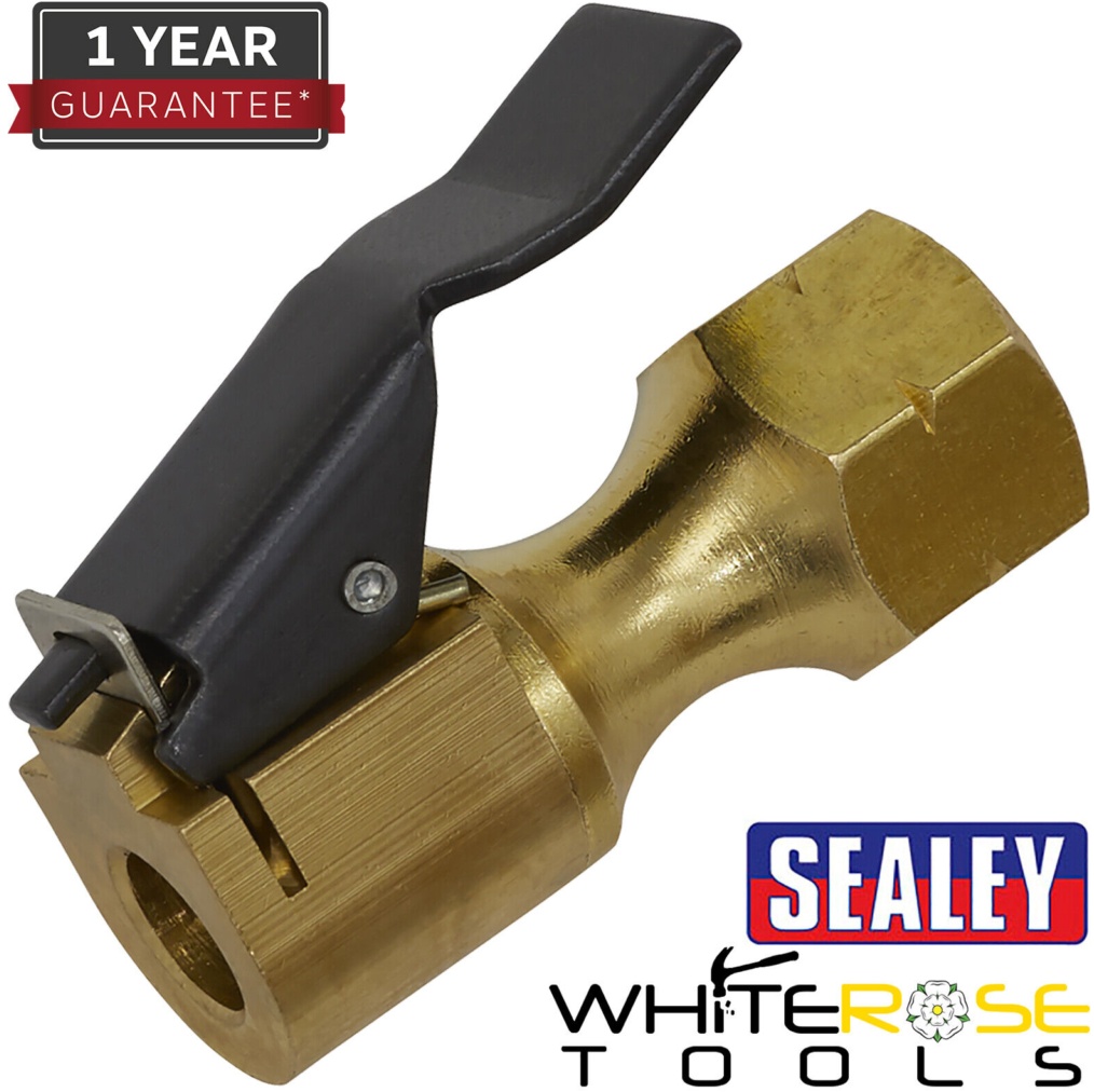 Sealey SA37-C PCL Clip-On Connector for Tyre Inflators 1/4""BSP Fitting