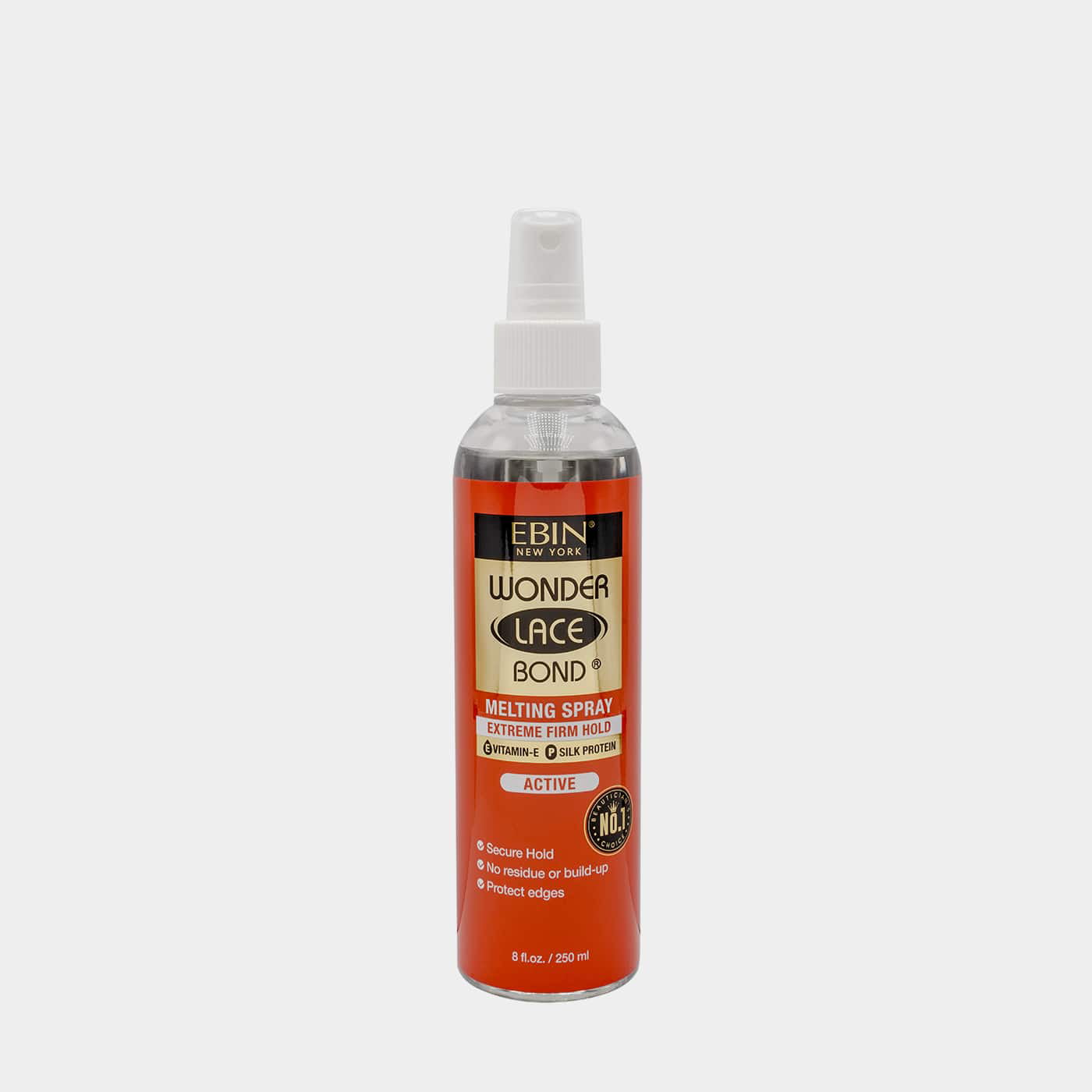 2x Ebin New York Wonder Lace Bond Lace Wig Melt Extra Firm Hold Spray - 250ml