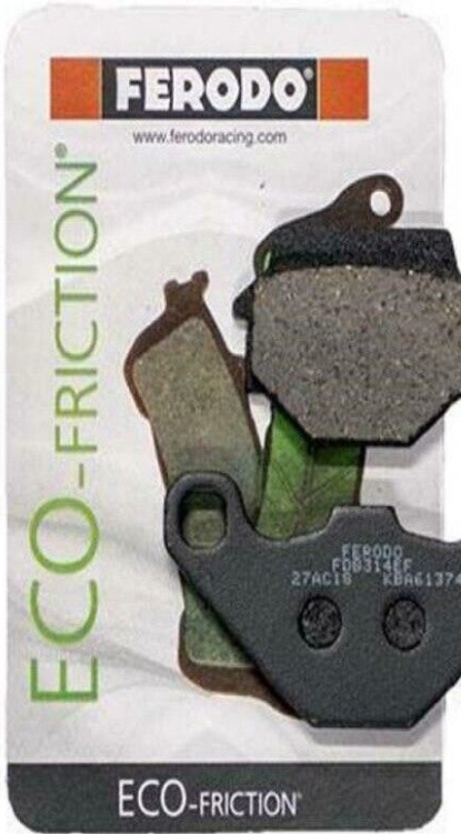 Pair Brake Pads Ferodo Front Kawasaki KH 100 1984 1985 1986 1987