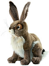 Hansa Jack Rabbit / Hare 3584 Plush Soft Toy Sold by Lincrafts UK Est 1993
