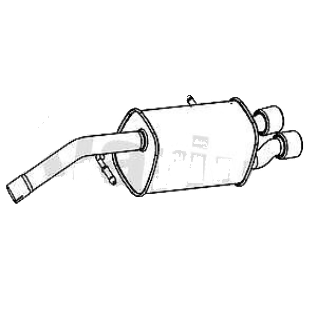 Klarius CN705E Exhaust Rear Silencer Back Box CITROEN DS3   1.6 THP  2010-2015