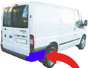 Bumper Rear Lower Left & Right Corner End Cap For Ford Transit Mk6 Mk7 YC1517927