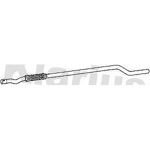 Klarius box with centre pipe fits Fiat grande punto 1.2 07-08 FT900M