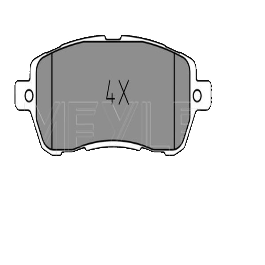 Front MEYLE GERMANY 025 221 9117 Brake Pad Set, disc brake for FORD