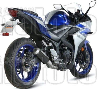 Mivv Complete Exhaust full system Carbon for YAMAHA MT-03 2016 > 2023