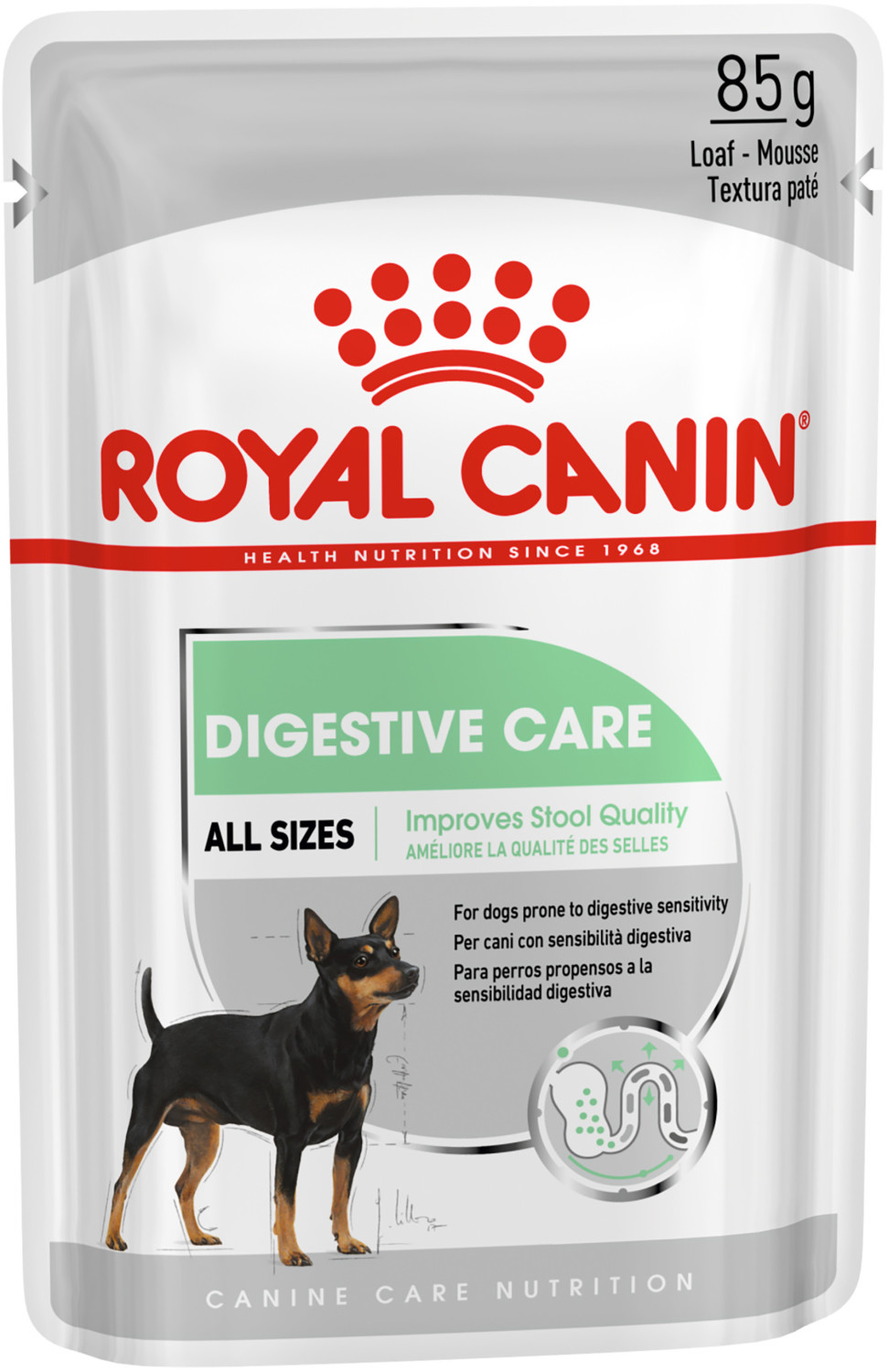 Royal Canin ROYAL CANIN CCN Digestive Care 12x85g karma mokra - pasztet dla psów dorosłych o wrażliwym przewodzie pokarmowym