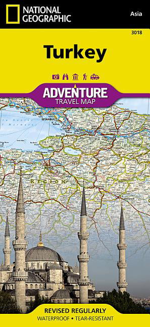 Turkey Map National Geographic Adventure Map