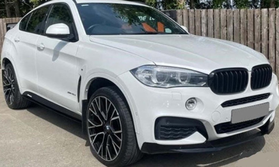 Fits BMW X6 F16 Front Lip Splitter Spoiler Gloss Black - Image 3