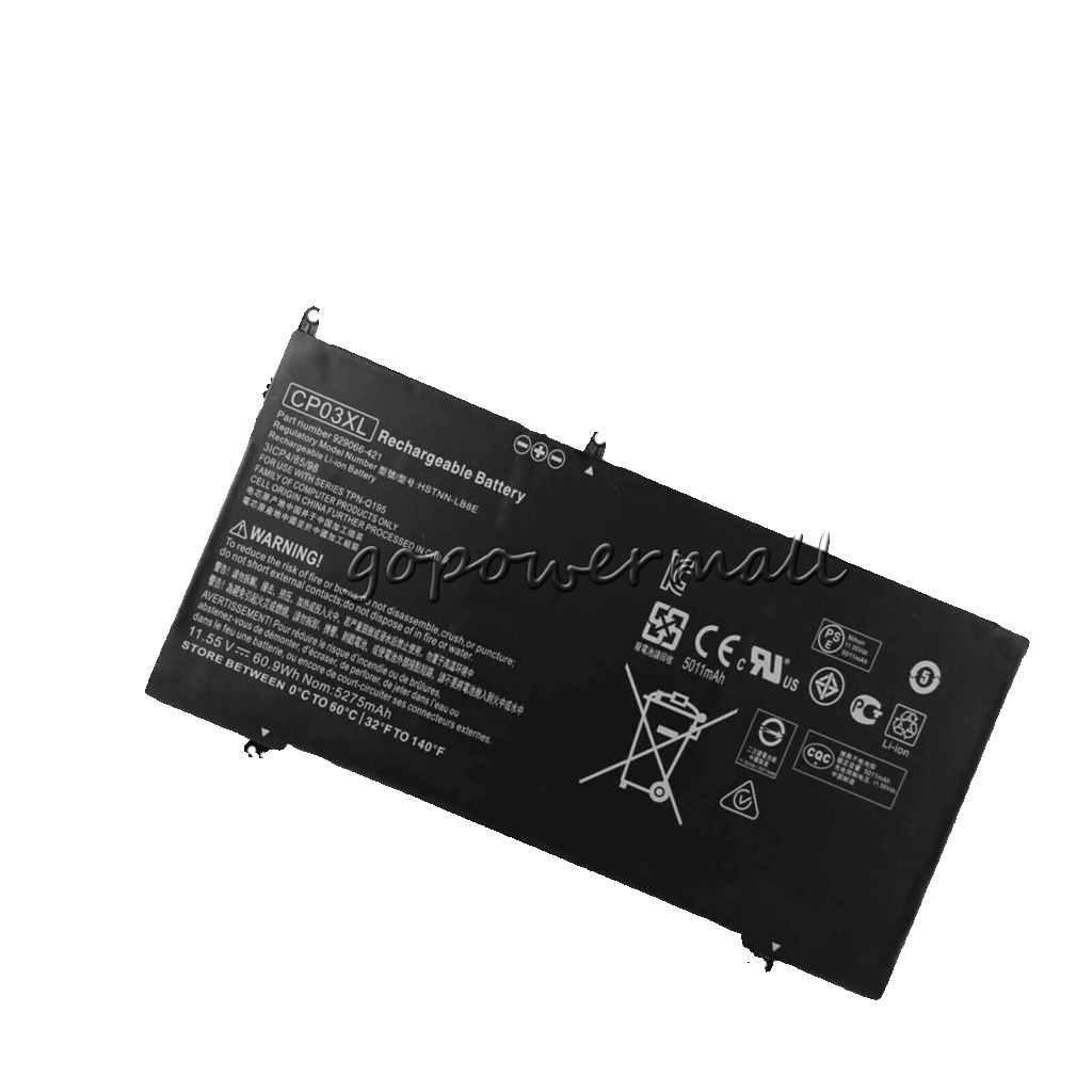 CP03XL Battery For  HP Spectre x360 13-ae000 13-ae001ng HSTNN-LB8E 929066-421