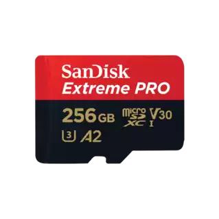 SanDisk 256gb Extreme PRO Micro SD Memory Card A2 V30 SDXC UHS-I U3 200mbs UK