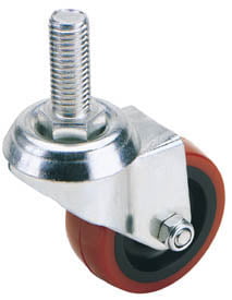Draper 65515 Swivel Bolt Fixing Polyurethane Wheel 75mm Diameter SWL 70kg