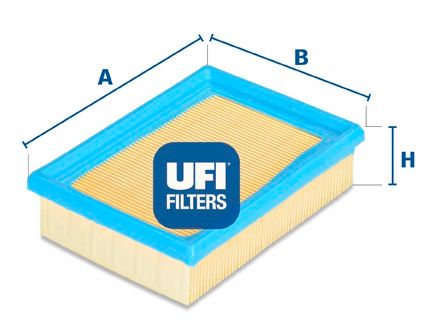 30.814.00 UFI FILTRO ARIA PER CICLO MOTORI