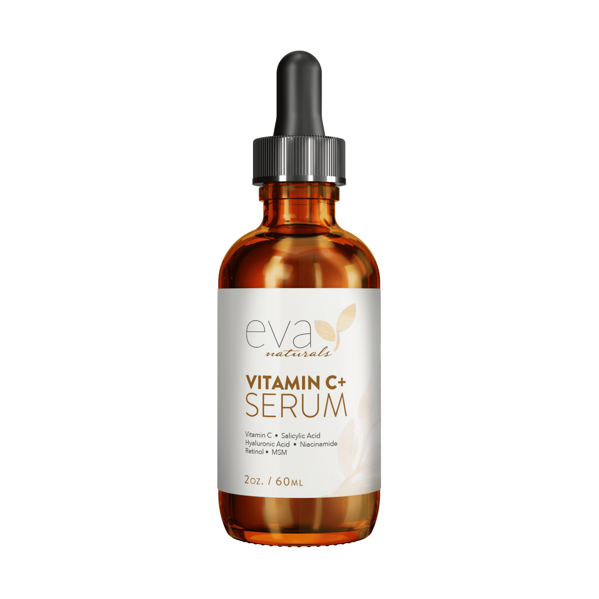 Eva Naturals Vitamin C Serum Plus With Hyaluronic Acid Serum, Retinol, Niacinamide, Salicylic Acid Vitamin C Serum For Face - Anti