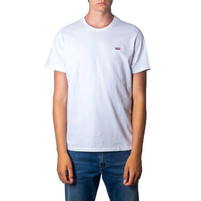 Levi's Men's White Original Housemark Cotton T-Shirt Xxl