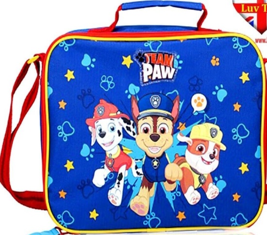 Paw Patrol Bag,Shoulder Bag,School,Nursery,Picnics Lunch Bag,Official Licensed