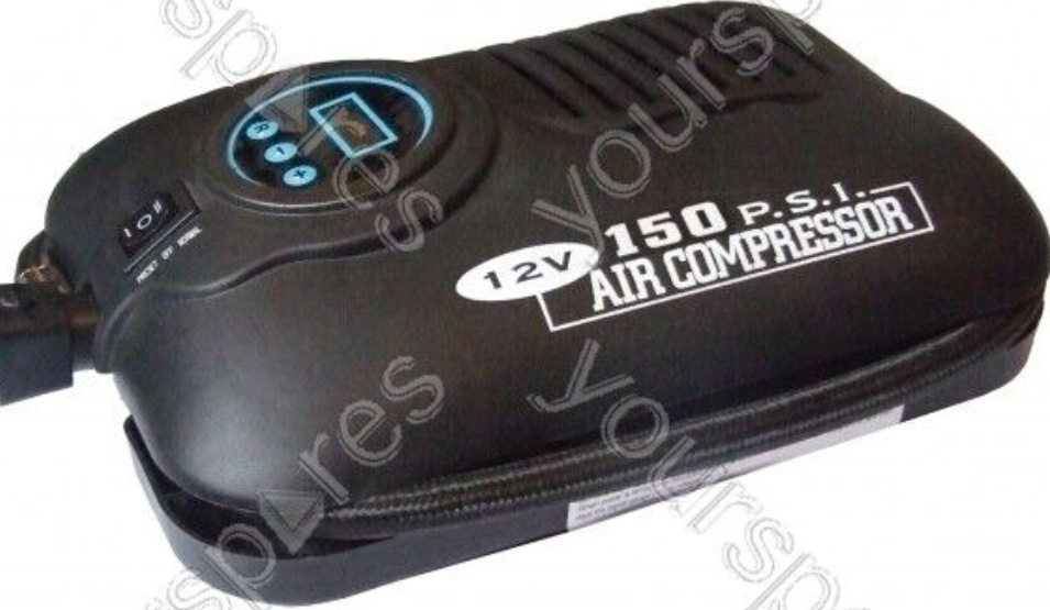 12V Compressor Tyre Inflator With Digital Gauge - 0-150 PSI - Streetwize SWAC5