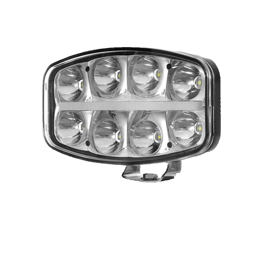 12v 24v 9.6'' Jumbo Oval LED Spot Lamp with Position Strip LED Light Function