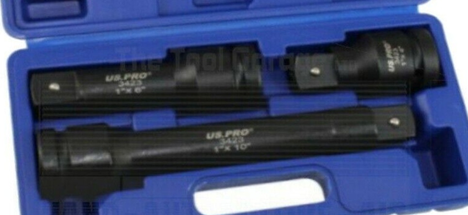 US PRO Tools 3pc 1"" dr Impact Extension Bar Bars Set, For Sockets NEW 3423