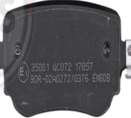 Brake Pads Set fits SEAT LEON 5F1, 5F5, 5F8 Rear 16 to 20  2Q0698451A New