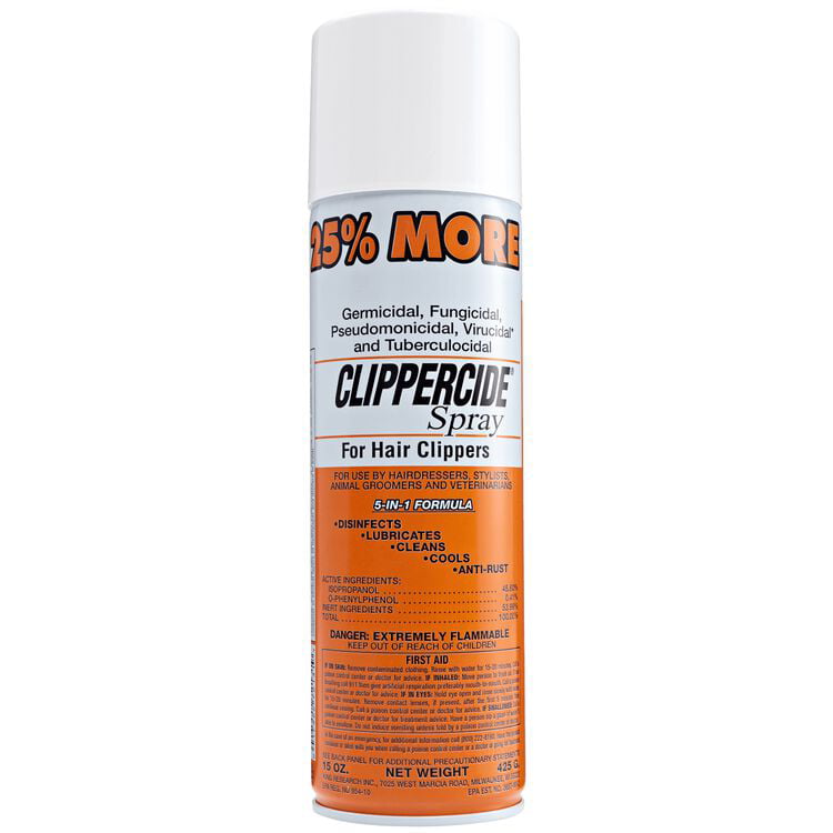 Clippercide Spray For Hair Clippers /Trimmer/Shavers 5 in 1 Formula 2 PCS Offer - Image 4